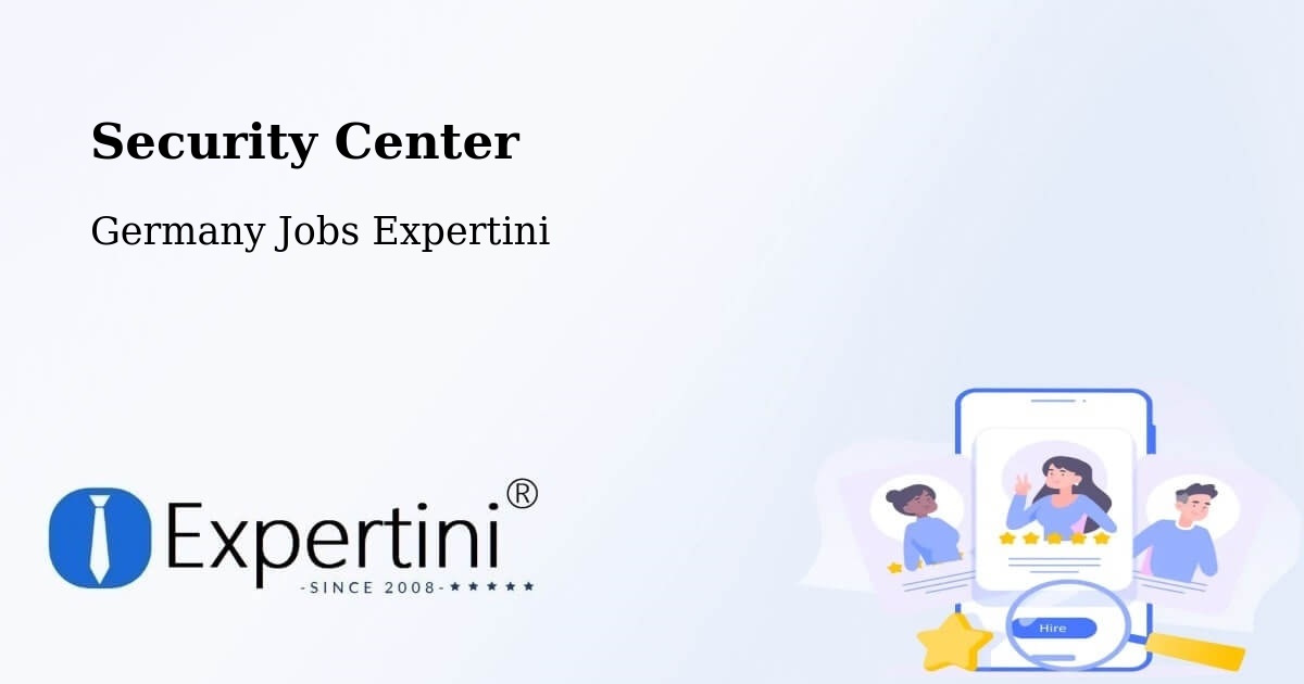 Security Center - Germany Jobs Expertini